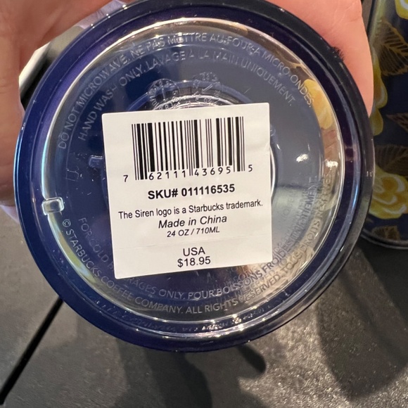 NWT Starbucks Yellow Rose of TEXAS Tumbler Mug Venti size 24oz Local series 2019 - Picture 4 of 5